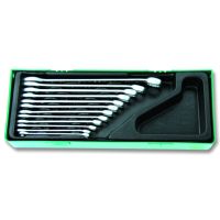 Tabuleiro 12 chaves boca/luneta 8-22mm Jonnesway W26112SP