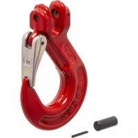Gancho de corrente + clipe de segurança 10 mm