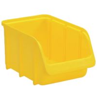 Caixa de arrumação 145x240x125 mm, 3l de capacidade, polipropileno amarelo, Linbin n.º 3 by Hünersdorff