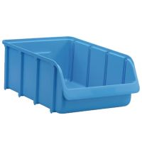 Caixa de armazenamento 315x495x185 mm, 19,27 l de capacidade, polipropileno azul, Linbin no.5 por Hünersdorff