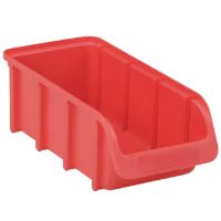 Caixa de armazenamento 100x215x75mm, capacidade 1l , vermelho, Linbin nº 2L  Hünersdorff