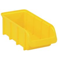 Caixa de armazenamento 100x215x75 mm, 1l de capacidade, polipropileno amarelo, Linbin no.2L por Hünersdorff