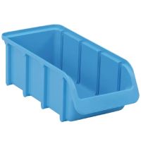 Caixa de armazenamento 100x215x75 mm, capacidade 1l, polipropileno azul, Linbin n.º 2L by Hünersdorff