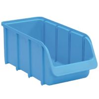 Caixa de arrumação 146x318x127mm, capacidade de 4,24l, polipropileno azul, Linbin nº 3L da Hünersdorff
