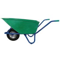 Carrinho de mão de 140 l de poliéster