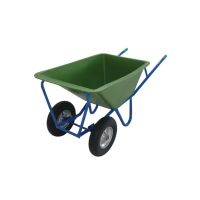 Carrinho de mão, 2 eixos, 175 l