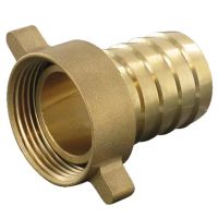 Tubo de mangueira de 1 1/4" com tampa de rosca de 1 1/4" fêmea