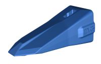 PARABOLIC TOOTH ROCK CHISEL