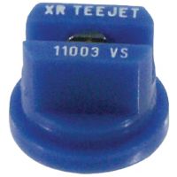 Bico padrão, duplo, jato plano XR 110° 03, aço inoxidável, azul, TeeJet