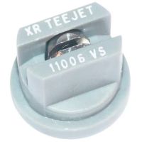 Bico padrão, duplo, jato plano XR 110° 06, aço inoxidável, cinzento, TeeJet
