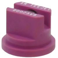 Bico padrão, duplo jato plano XR 80° 025, Aço Inoxidável, Lilás, TeeJet