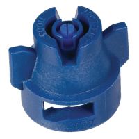 Bico padrão, duplo, jato plano XRC 110° 03, plástico, azul, TeeJet
