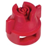 Bico padrão, duplo, jato plano XRC 110° 04, plástico, vermelho, TeeJet