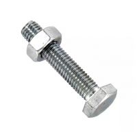 PARAFUSO CABEÇA SEXTAVADA 8X50 GALVANIZADO 8.8 FP CAIXA DE 100