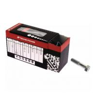 PARAFUSO CABEÇA SEXTAVADA 12X50 GALVANIZADO 8,8 FP CAIXA DE 100