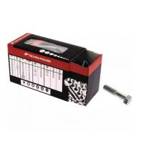 PARAFUSO CABEÇA SEXTAVADA 22X50 GALVANIZADO 8,8 FP CAIXA DE 25