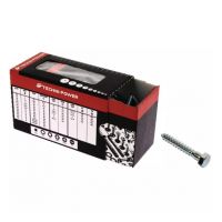 PARAFUSO TIREFOND SEXTAVADO 6X60 GALVANIZADO (CAIXA DE 50)