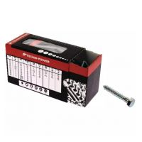 PARAFUSO TIREFOND SEXTAVADO 8X50 GALVANIZADO (CAIXA DE 100)