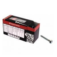 PARAFUSO TIREFOND SEXTAVADO 8X80 GALVANIZADO (CAIXA DE 50)