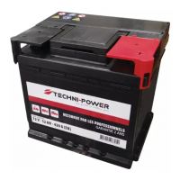 BATERIA 12V-52AH/420A + À DIREITA TECHNI-POWER