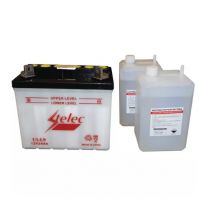 BATERIA TIPO U1-9 (+ À ESQUERDA) COM PACOTE DE ÁCIDO