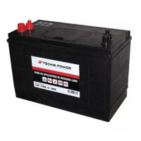 BATERIA 12V 110AH DESCARGA LENTA DUPLA + À ESQUERDA TECHNI POWER