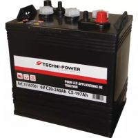 BATERIA 6V 240AH DESCARGA LENTA TRAÇÃO TECHNI POWER