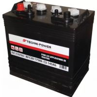 BATERIA 8V 175AH DESCARGA LENTA TRAÇÃO + A ESQUERDA TECHNI POWER