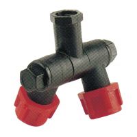 Porta-bicos 1/4" + porca 3/8"