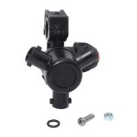 Porta-bicos de 3 vias para tubo de 1/2", Compact Jet, Dry-Boom