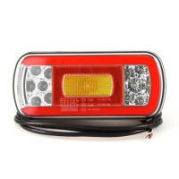 LED Farolim, Funções: 6, Travão / Traseiro / Pisca / Nevoeiro / Chapa de matricula / Reflector, Esq./Dt., 12-24V