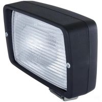 Luz de trabalho halogénio, 55/70W, retangular, 12/24V, branco, 154x77x128mm ficha AMP, Hella