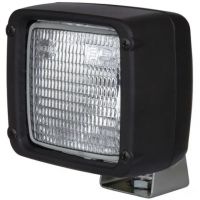 Luz de trabalho halogénio, quadrado, 12/24V, branco, 112x97x126.5mm, manga AMP/terminal de lâmina, Ultrabeam by Hella