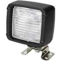 Luz de trabalho halogéneo, retangular, 12/24V, branco, grampo, 112x139x152mm, manga AMP/terminal de lâmina, Ultrabeam by Hella