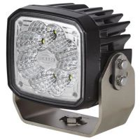 Luz de trabalho LED, 4000lm, quadrado, 12/24V, branco, abraçadeira ficha Deutsch, 8 LEDs, Ultrabeam by Hella