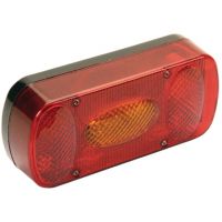 Farol traseiro retangular, 12V, vermelho/âmbar, de aparafusar, 218xMidipoint II by Aspöck