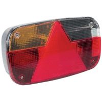 Farol traseiro esq. retangular, 12V, vermelho/branco/âmbar, de aparafusar, 244xMultipoint III by Aspöck