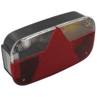 Farol traseiro dir. retangular, 12V, vermelho/branco/âmbar, de aparafusar, 244xMultipoint III by Aspöck