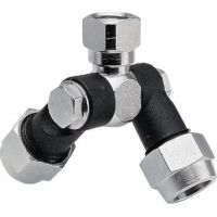 Junta giratória dupla 1/4" NPT F