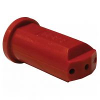 BICO TEEJET PARA FERTILIZANTE LÍQUIDO 3 ESTRIAS SJ3 04 VERMELHO