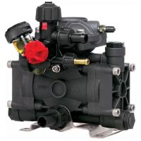 BOMBA PULVERIZADORA DE MÉDIA PRESSÃO AR202 SPVRI 2 ÊMBOLOS 23,2 L/MIN 20 BAR EIXO REDONDO 20MM BLUEFLEX