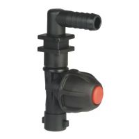 Porta-bicos individual 3/8" ligação de mangueira