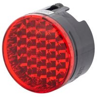 Refletor, Ø66/70mm, vermelho, H:42,2mm, aparafusado M4x12, Hella