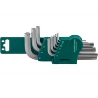 Jogo 9 chaves macho hexagonais Jonnesway H01SM109S