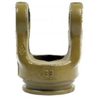 Forquilha para o tubo (Dimensão da cruzeta: 23.8 x 61.2mm) Perfil de tubo: Limão, Tamanho do tubo: 40 x 34.5 x 4mm, Ref. de tubo: Ov.