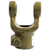 Forquilha de parafuso (Dimensão da cruzeta: 27 x 70mm) Diametro Ø30mm, Tamanho de chave em: 8mm.