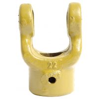 Forquilha de escatel (Dimensão da cruzeta: 22 x 54.8mm) Diametro Ø1'', Key Size: 1/4''.