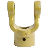 Forquilha de escatel (Dimensão da cruzeta: 27 x 74.5mm) Diametro Ø1'', Key Size: 1/4''.