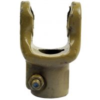 Forquilha de parafuso (Dimensão da cruzeta: 32 x 76mm) Diametro Ø35mm, Tamanho de chave em: 10mm.