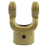 Forquilha de escatel (Dimensão da cruzeta: 22 x 54.8mm) Diametro Ø25mm, Tamanho de chave em: 8mm.